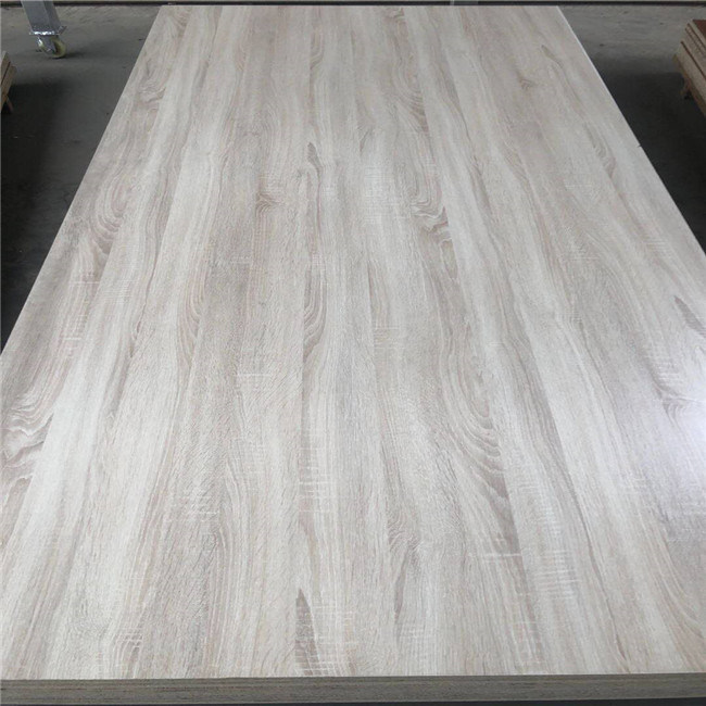 Laminated Raw Melamine Faced Particle Board for Furniture Decoration
