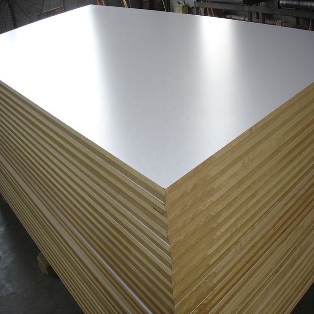 Melamine Laminated Faced MDF Board for Building Materials and Furniture