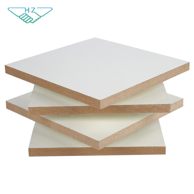 Warm White Melamine Plywood MDF Board for Furniture