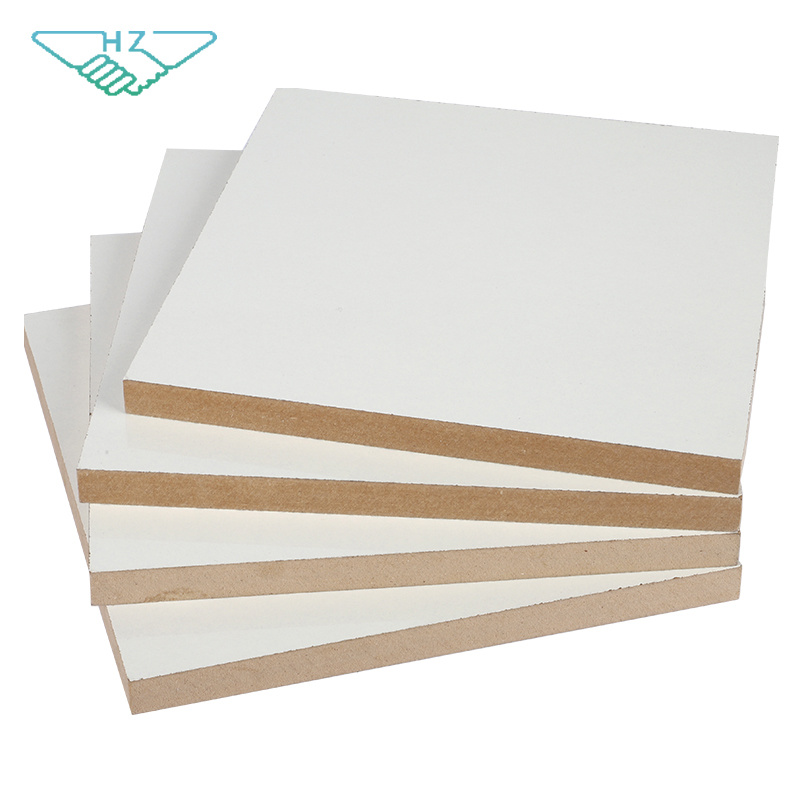 Warm White Melamine Plywood MDF Board for Furniture