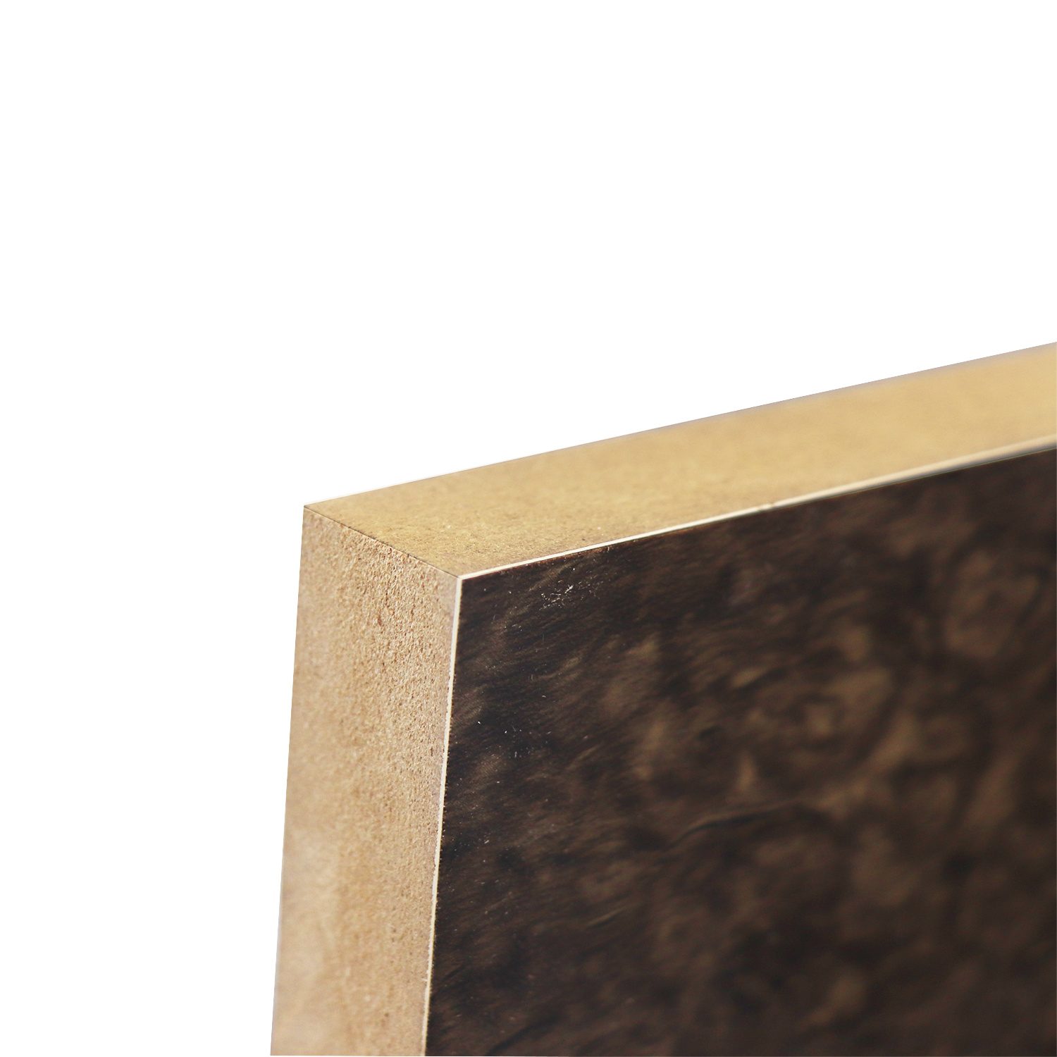 Excellent Grade UV Melamine MDF Board High Gloos Fiberboard Mirror Faced MDF Home Decoration Material