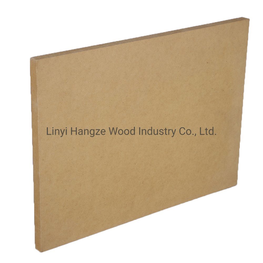 1220*2440mm Wanael Wood Fiber Material and Indoor Raw Medium Density Fiberboard, MDF HDF Board
