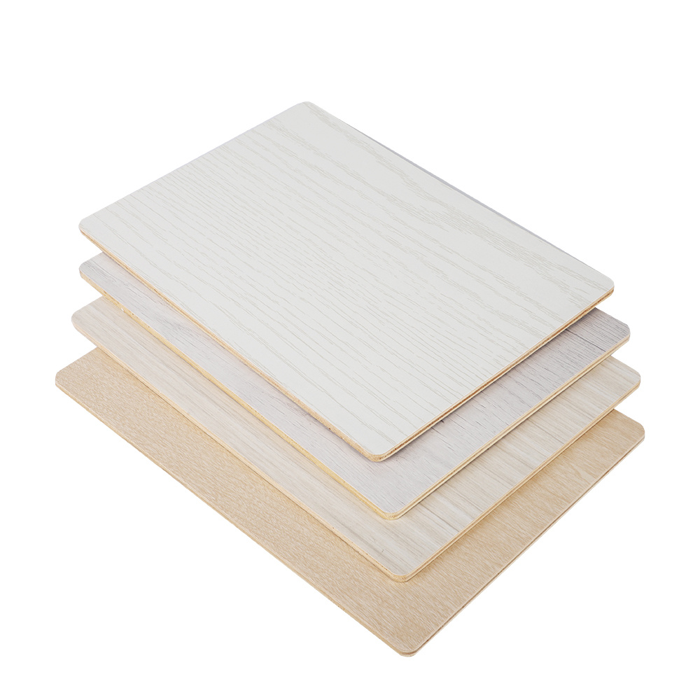 Woodgrain Melamine Film Faced Plywood 3mm-18mm Plywood Board for Furniture