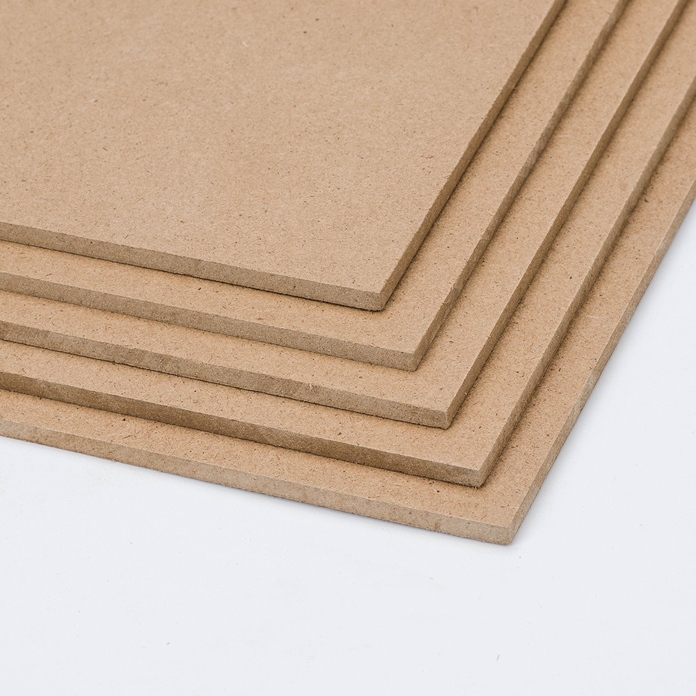 E1 E2 12mm 18mm 25mm Raw Plain Melamine High Gloss MDF Board for Furniture Decoration