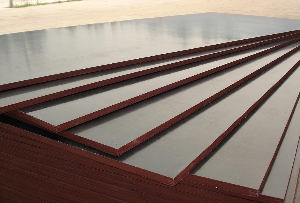 Double Face Black Brown Red Shuttering Poplar Full Core Finger Joint Core Film Faced Plywood Formwork Building