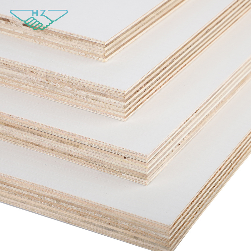 Hmr Waterproof White Melamine Faced Laminated Plywood for Furniture Decorative