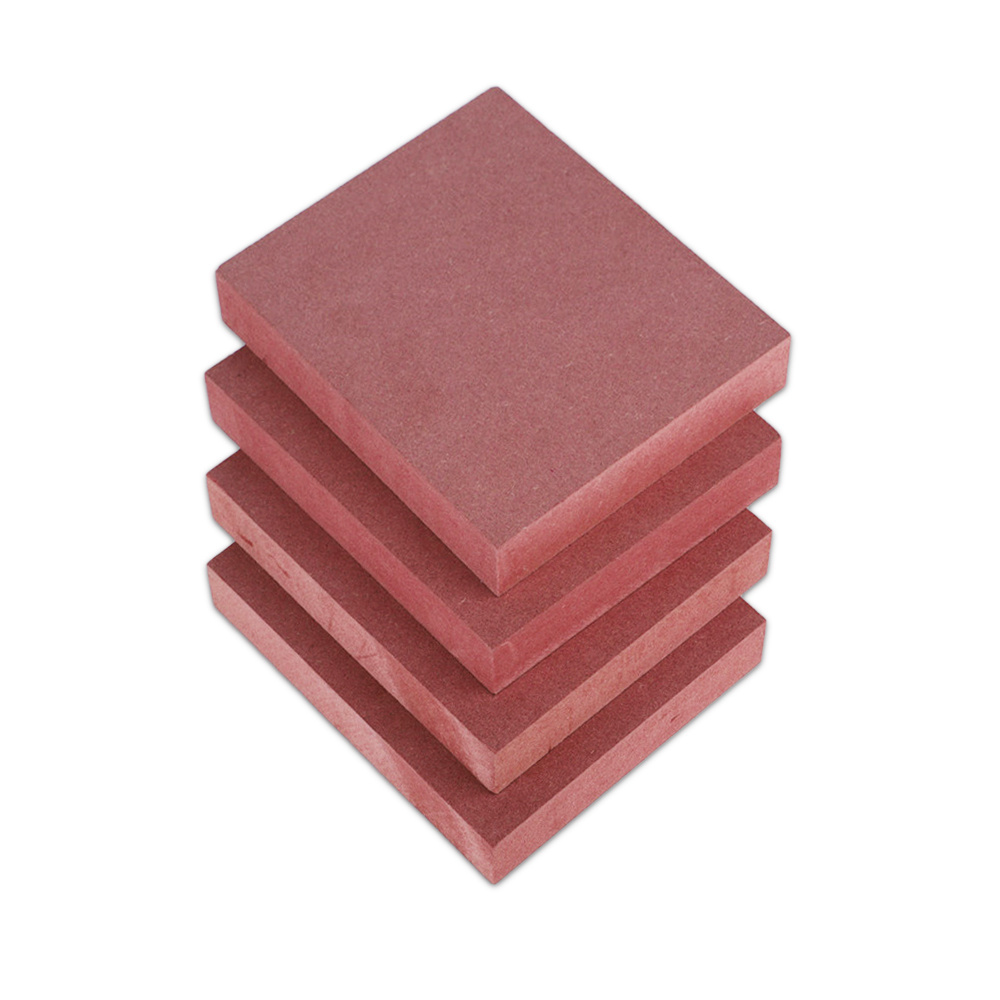 Red Fireproof MDF Fire Resistance Board for Building