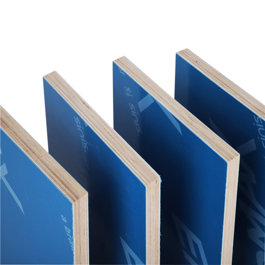 Top Grade Melamine Film Faced Blue Concrete Plywood 18mm Ply Wood Board for Formwork