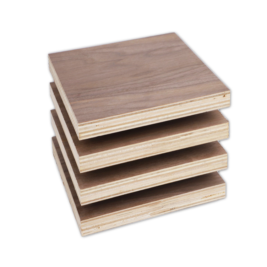 China Good Quality Walnut Plywood Wood Grain Commercial Board