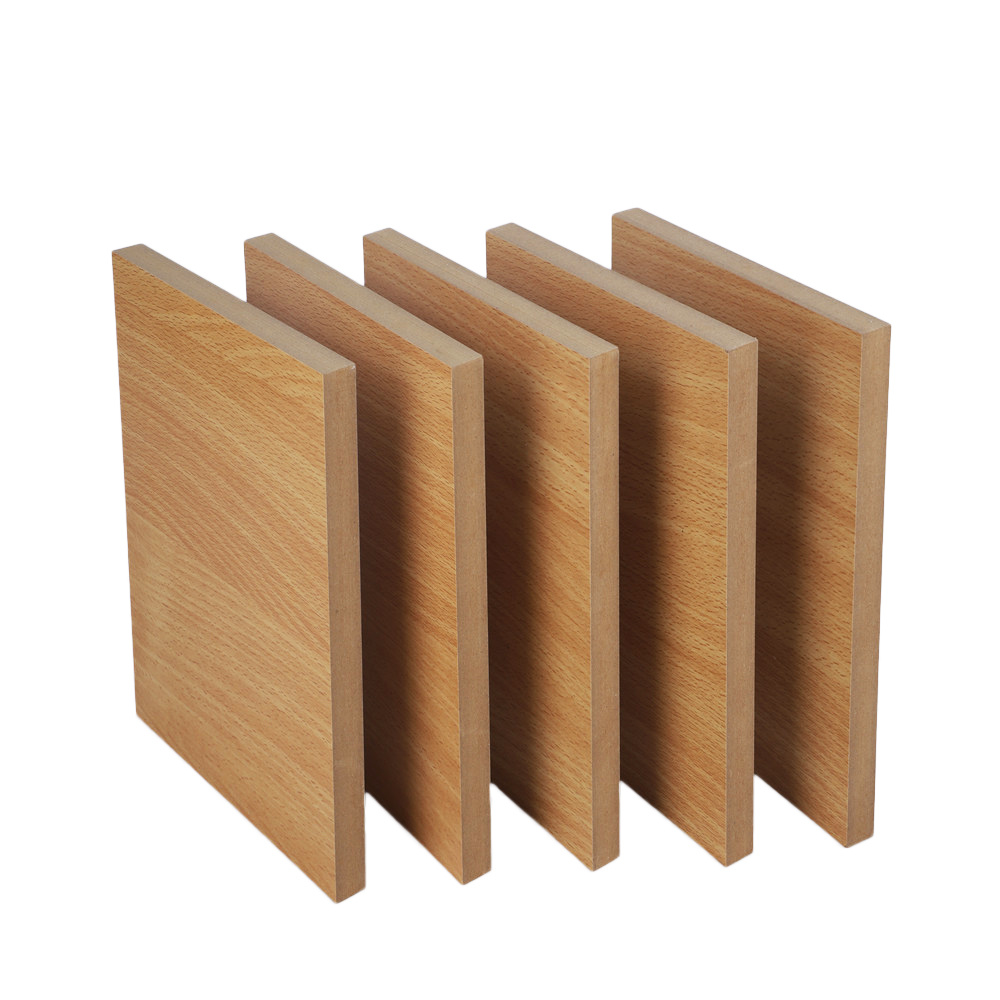 Melamine Paper Coated MDF Board Laminating Melamine MDF Board