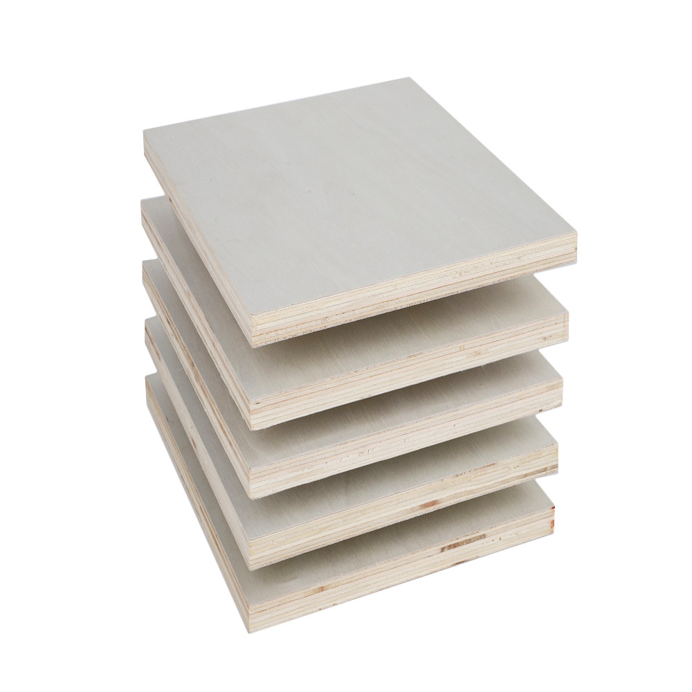White Commercial Plywood Poplar Plywood for Home Decoration