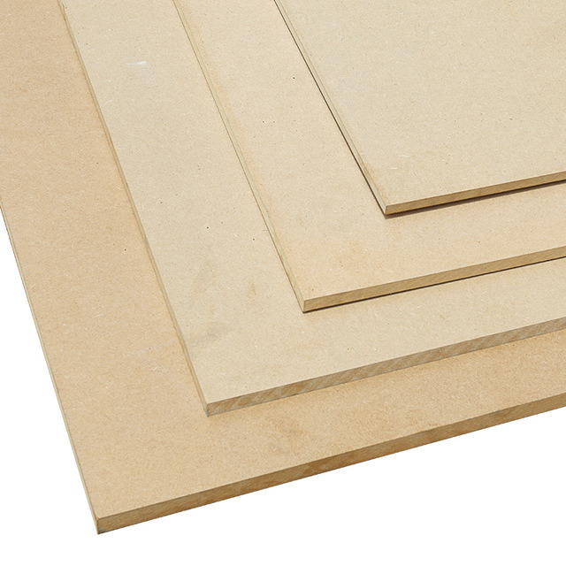 High Quality Wood Fiber MDF Board Good Density Plain MDF for Furniture Decoration