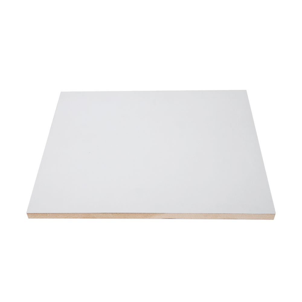Linyi Factory Direct White Melamine MDF Fiberboard for Furniture