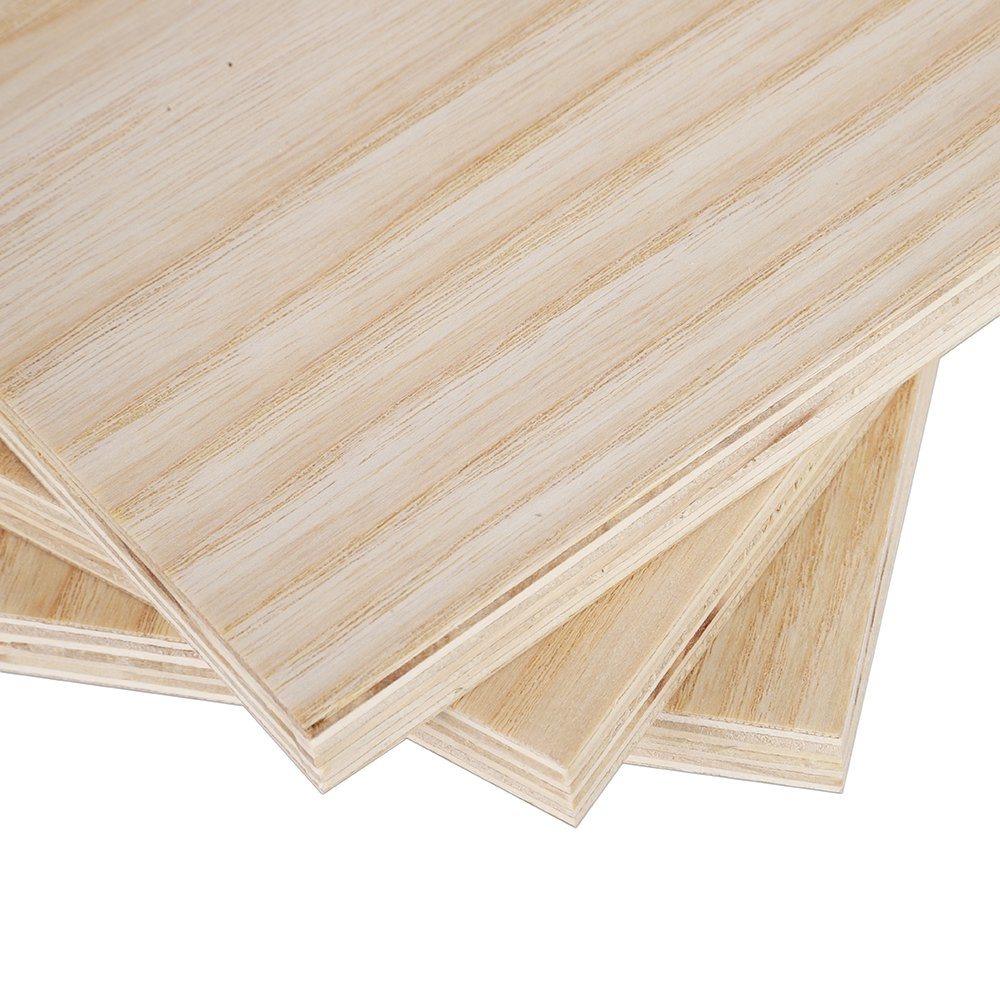 Red Oak Veneer Faced Plywood Fancy Plywood for Furniture