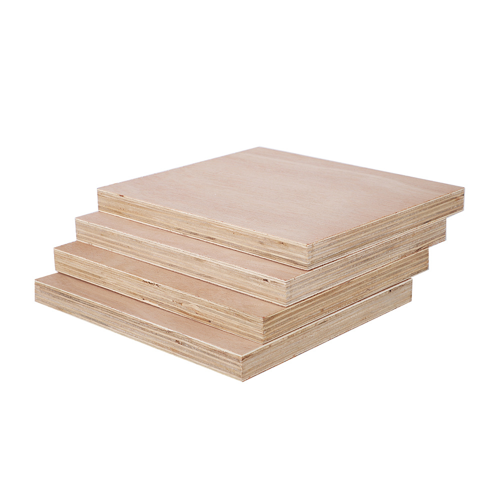Linyi Factory Supply Woodgrain Faced Ply Wood Board Okoume Plywood Board for Construction