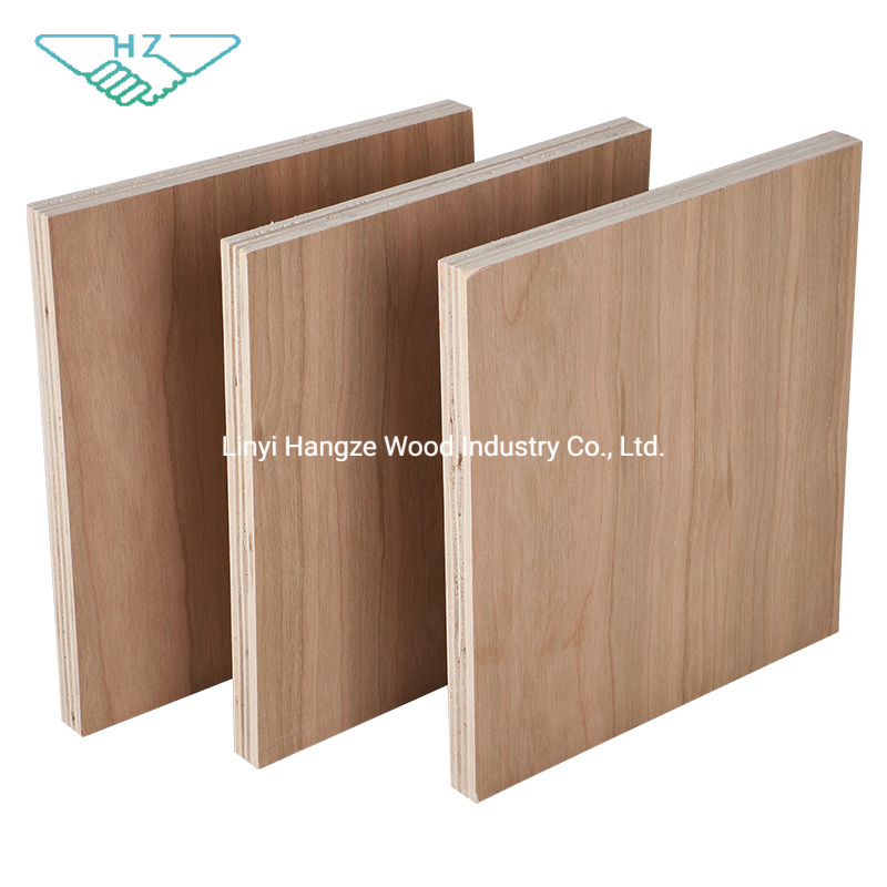 Chipboard Core Cherry Veneer Laminated Fancy Plywood for Wardrobe