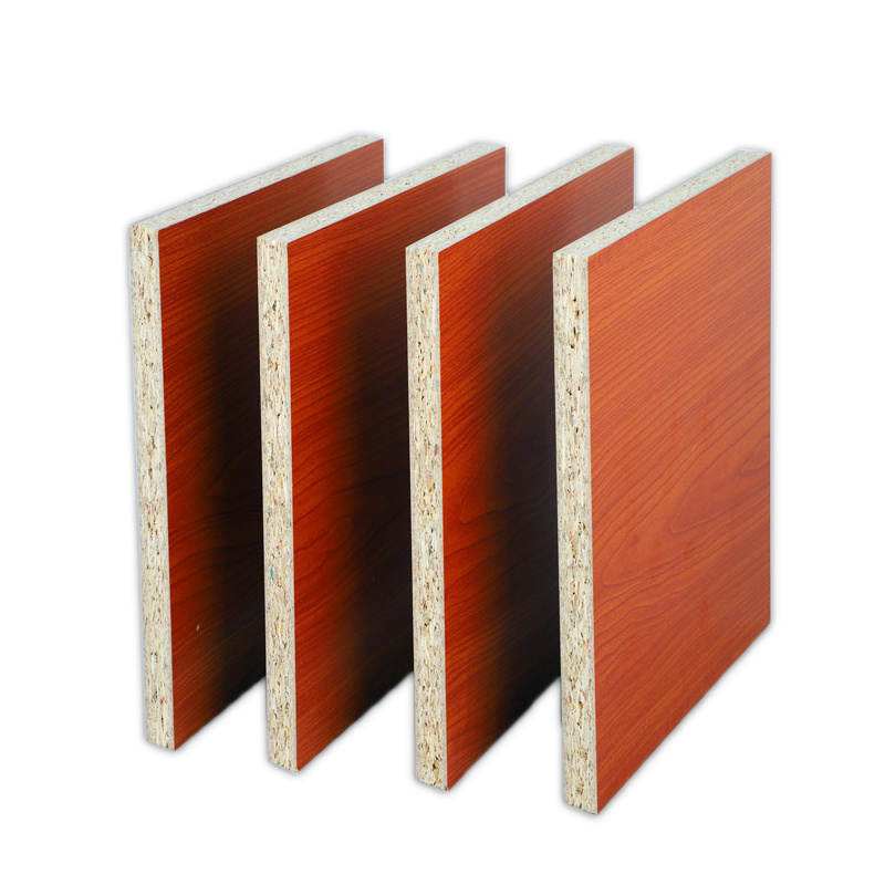 16mm 18mm Snow White Solid Color Wood Grain Melamine Particleboard Chipboard for Furniture