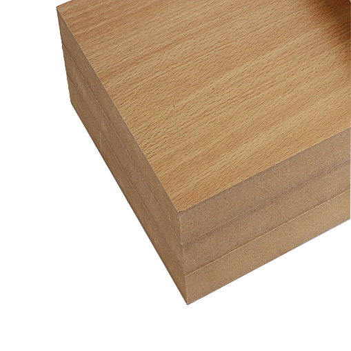 China Top Quality Raw Woodgrain Melamine Film Faced MDF Board Wholesale MDF Board for Home Decoration