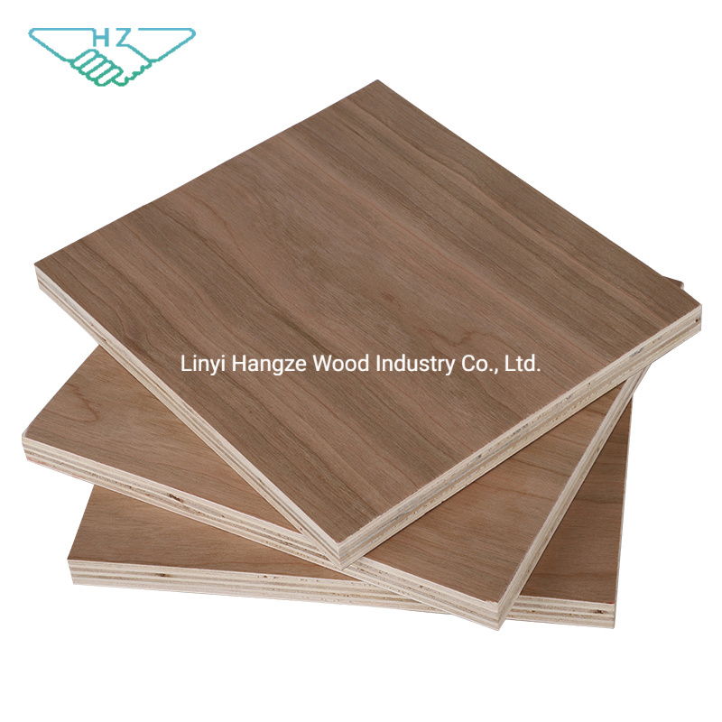 Natural Cherry Wood Veneered Fancy Laminated Plywood for Decoration
