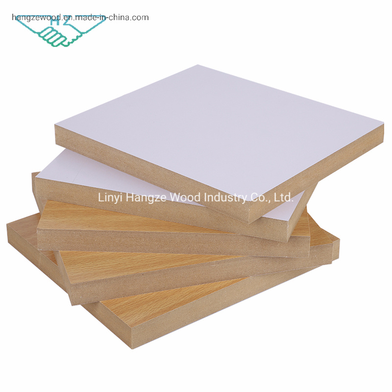 18mm Wood Grain Decorative Particle Manufacture Faced Laminated Melamine MDF Board