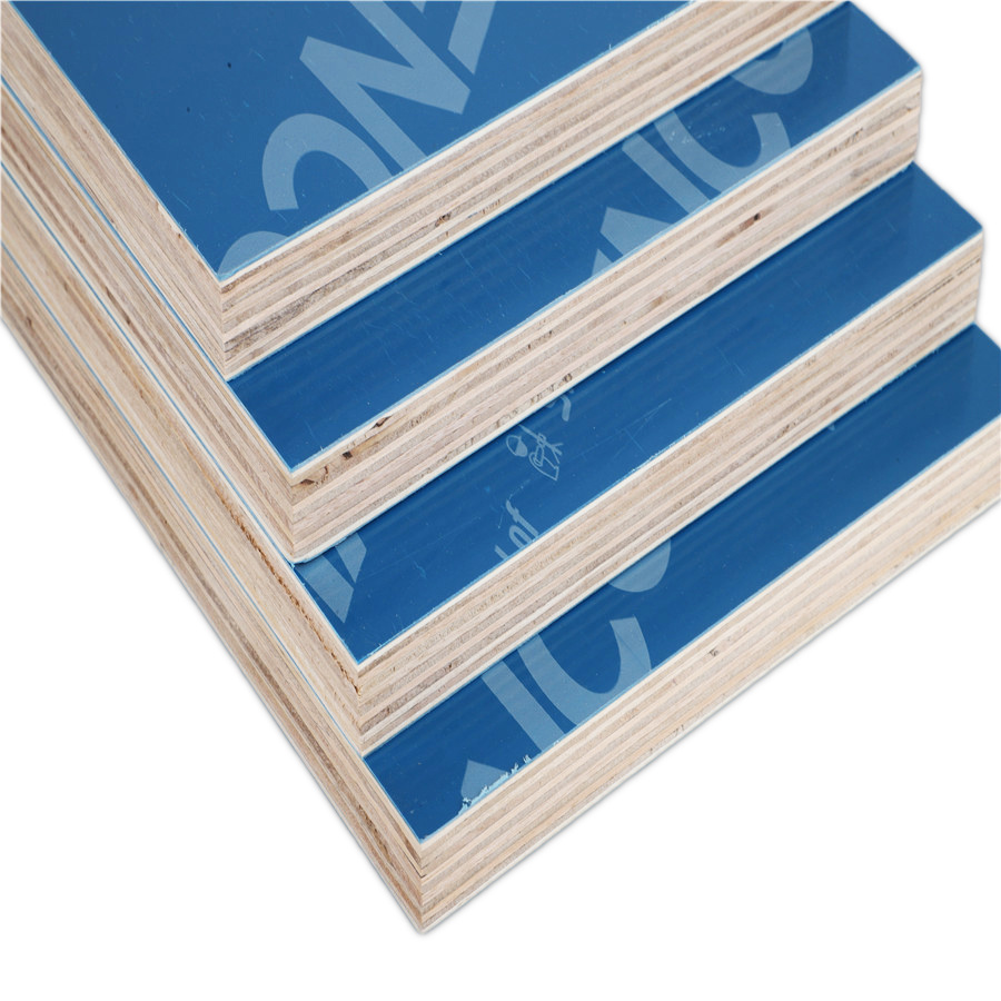 Top Grade Melamine Film Faced Blue Concrete Plywood 18mm Ply Wood Board for Formwork
