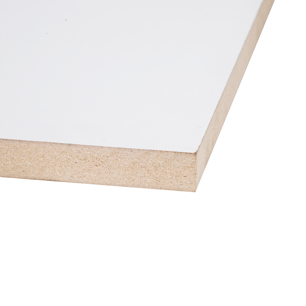 Linyi Factory Direct White Melamine MDF Board Melamine Paper Faced MDF